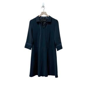 Strenesse Navy Blue Knee Length Dress Women’s Size 4